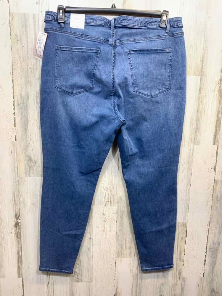 PRE-OWNED Size 20W TALBOTS BOTTOMS MEDIUM BLUE DENIM JEGGING Jeans/MEDIUM BLUE J