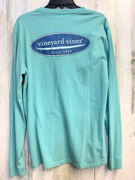 VINEYARD VINES Tops Size S PALE GREEN LONG SLEEVES TOP