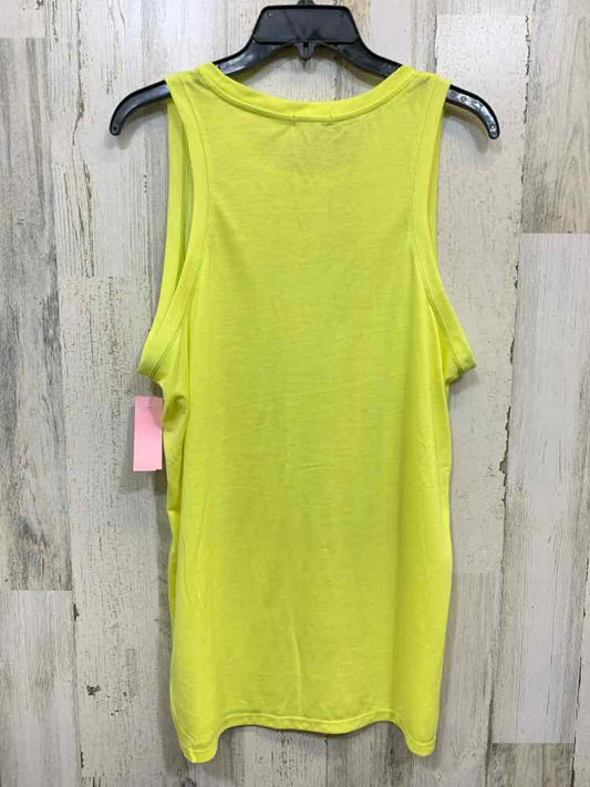 NWT GAP Tops Size XL NEON YELLOW Solid TANK TOP Tank Top/NEON YELLOW TANK TOP