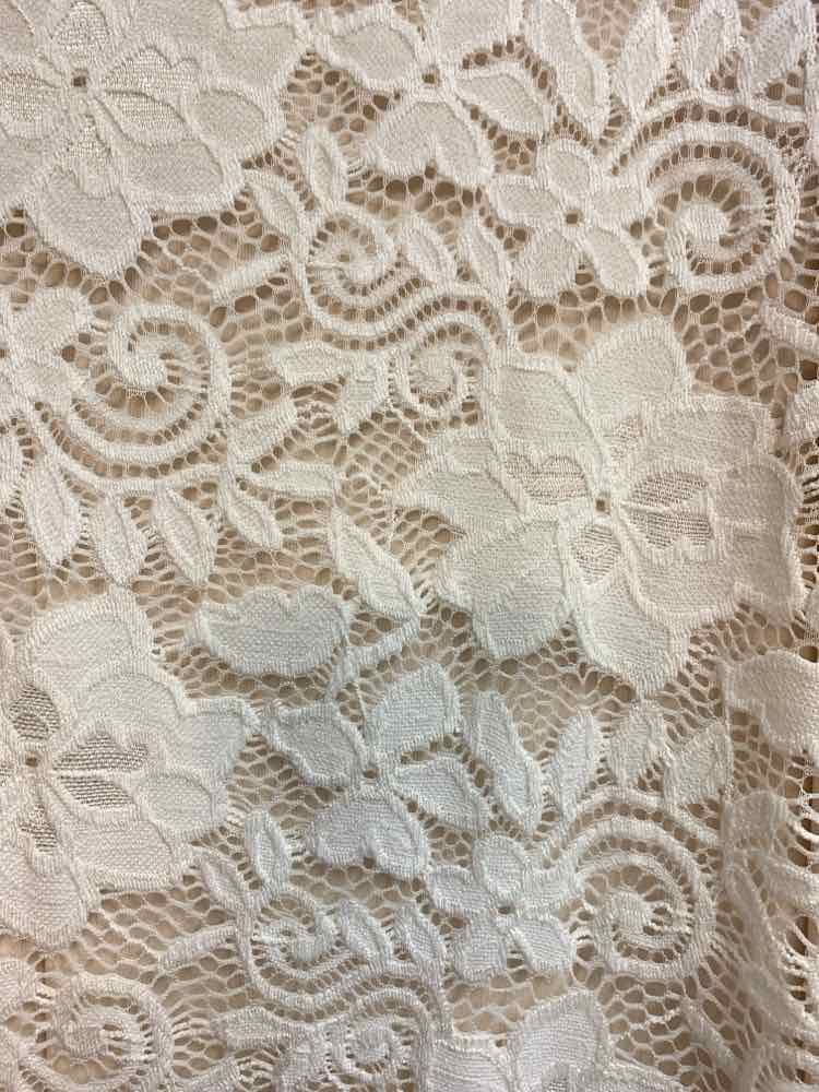 NWT TIANA B. Dresses and Skirts Size XL Cream Lace SHORT SLEEVES Dress