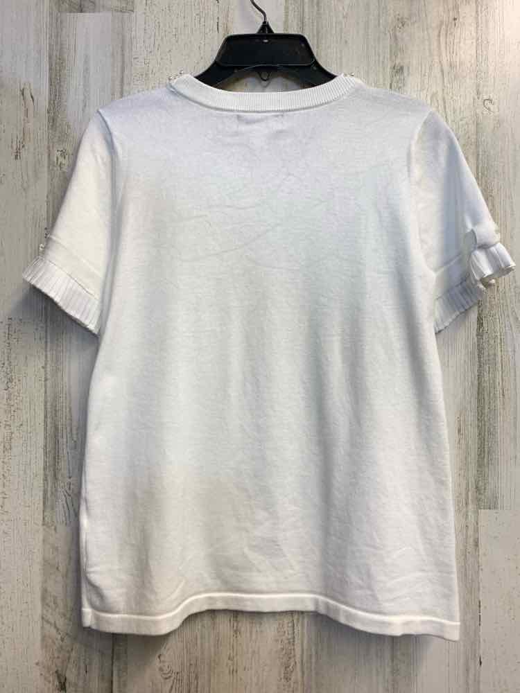 PRE-OWNED KARL LAGERFELD Tops Size S WHT SHORT SLEEVES TOP