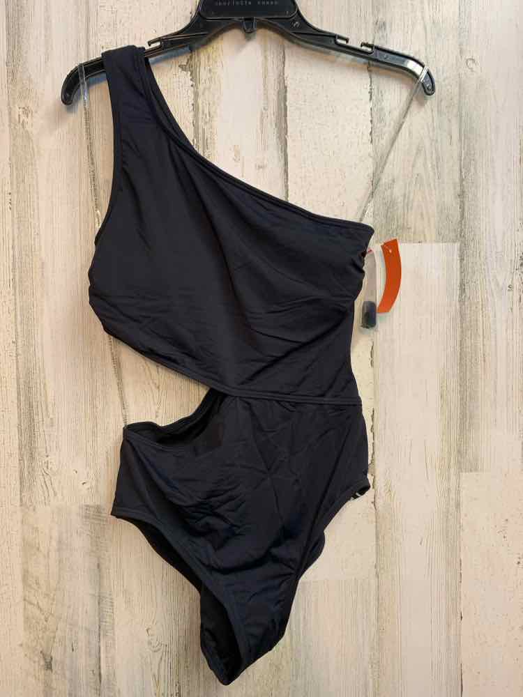 NWT MICHAEL KORS Swimwear Size 10 BLK ONE PIECE Swimsuit