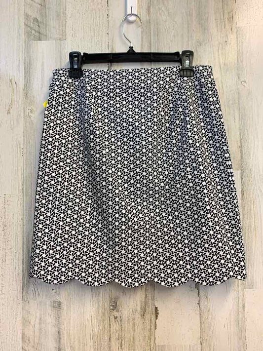 TALBOTS Dresses and Skirts Size 2 BLK/WHT Geometric MINI Skirt
