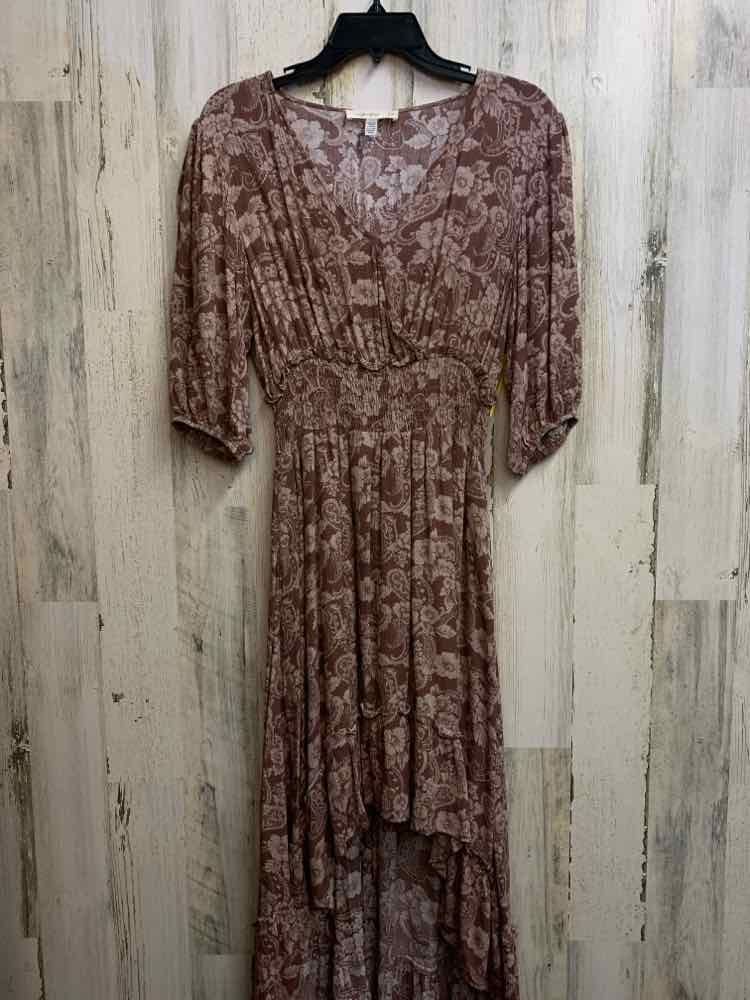 ROKOKO Dresses and Skirts Size M DUSTY ROSE Floral HIGH LOW Dress