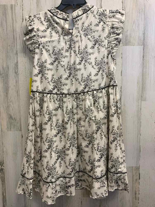 NWT GIGIO Dresses and Skirts Size L WHITE/BLACK Floral SUNDRESS Dress/BLACK/WHIT