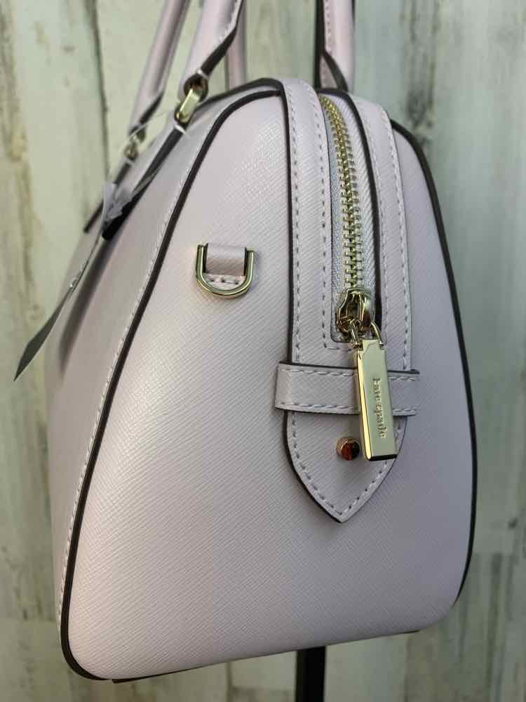 KATE SPADE Designer Handbags LAVENDER/SAFFIANO DUFFLE