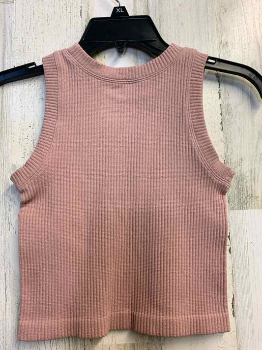 PRE-OWNED AURA Tops Size S BLUSH SLEEVELESS TOP