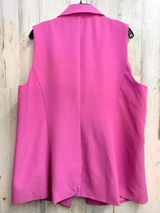 PRE-OWNED BAR lll PLUS SIZES Size 2X Pink SLEEVELESS TOP