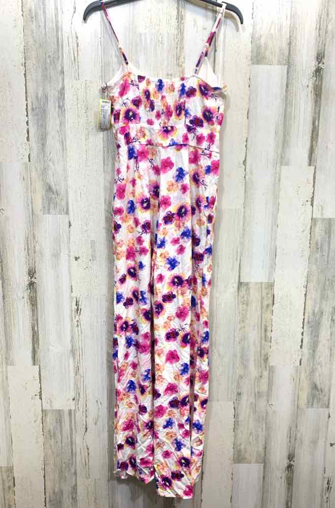 PRE-OWNED Size 2 BAR lll Tops WHITE/BLUE/PINK/YELLOW/PEACH Floral JUMPER Jumper/