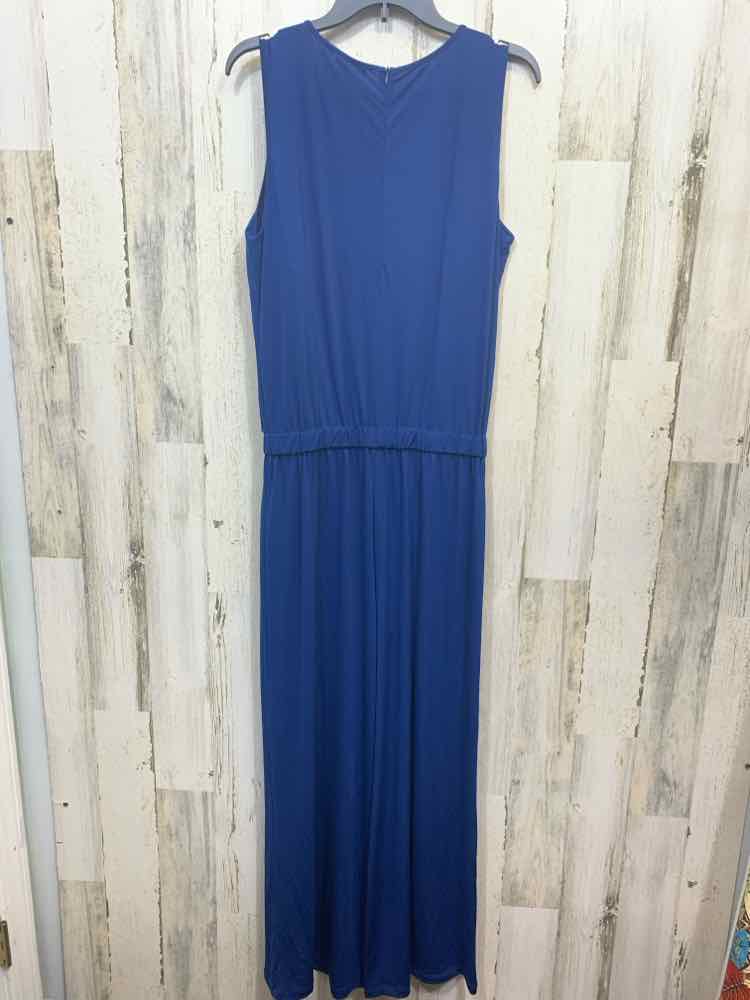 NWT Size M JOAN RIVERS BOTTOMS NAVY BLUE SLEEVELESS Romper