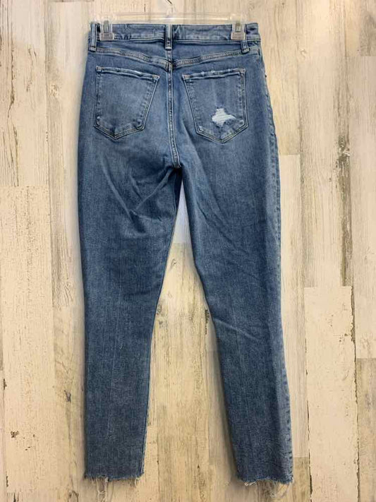 PRE-OWNED Size 4 ABERCROMBIE & FITCH BOTTOMS Denim Denim DENIM Solid JEANS Jeans