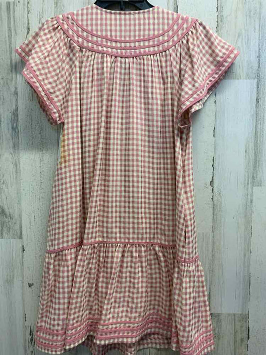 NWT GIGIO Dresses and Skirts Size S PINK/CREAM BUFFALO CHECK SUNDRESS Dress/PINK