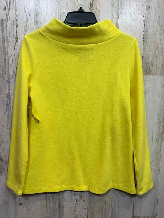 PRE-OWNED DUDLEY STEPHENS Tops Size S Yellow Solid HIGH NECK TOP/YELLOW HIGH NEC