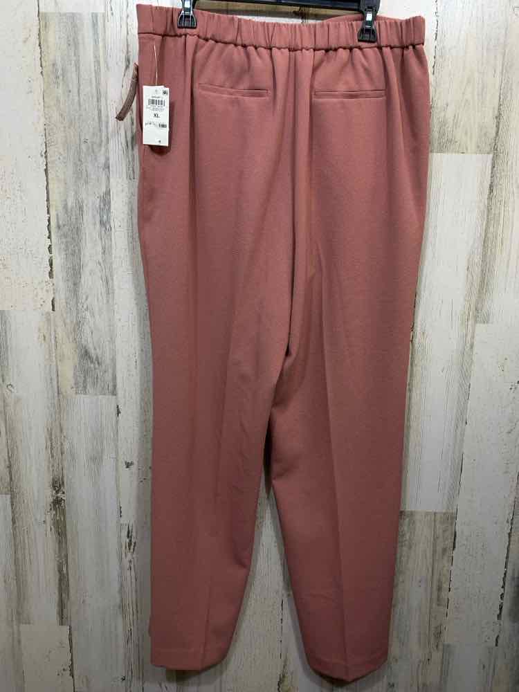 NWT Size XL BAR lll BOTTOMS DUSTY MAUVE Solid PLEATED Pants