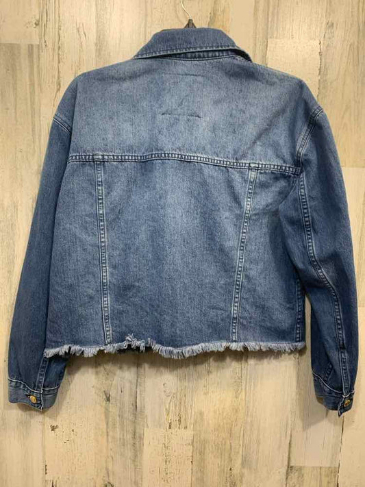 PRE-OWNED MICHAEL KORS JACKETS / COATS Size M MEDIUM WASH Denim Jacket (Outdoor)