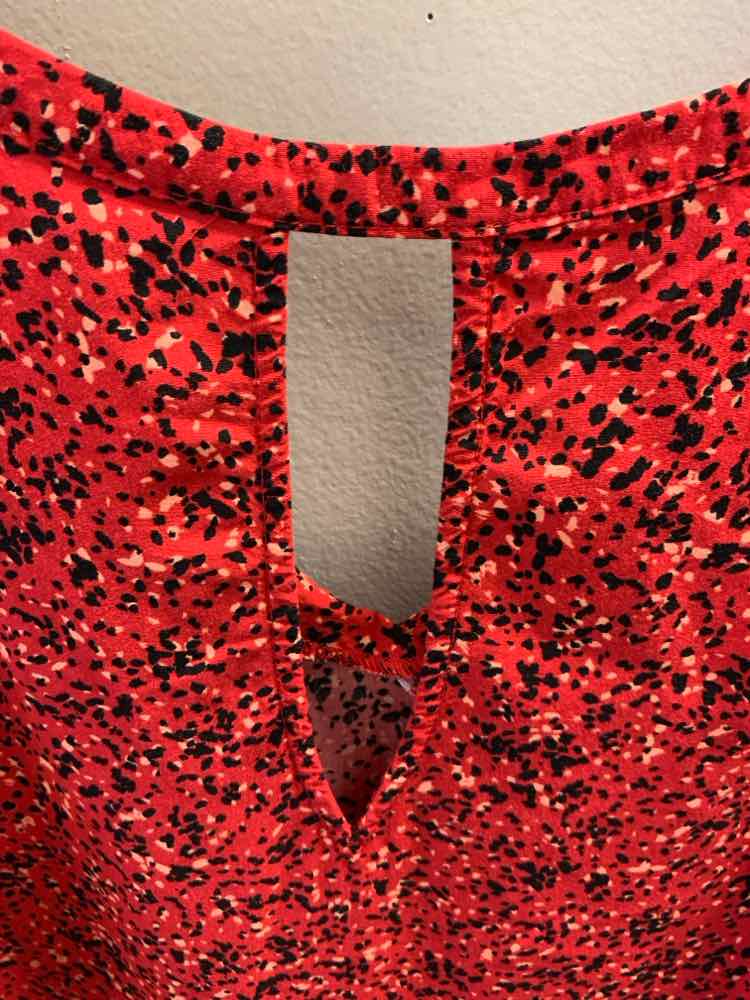 OLD NAVY Tops Size S RED/BLK SLEEVELESS TOP