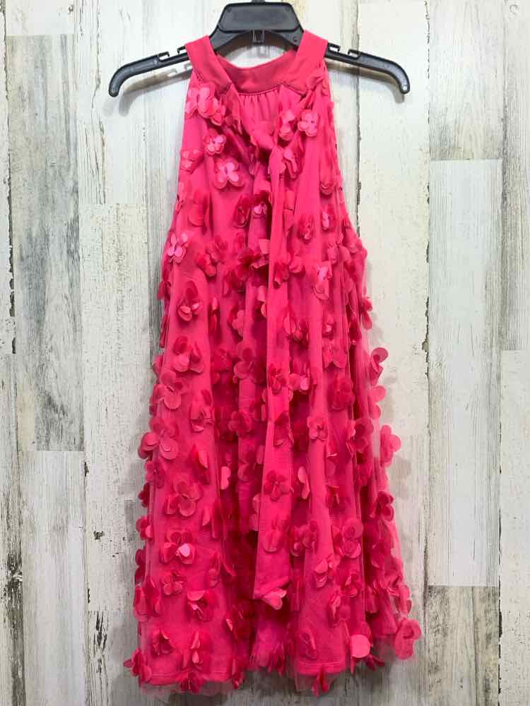 PRE-OWNED TCCC Dresses and Skirts Size L HOT PINK FLOWERS TENT Dress/HOT PINK HI
