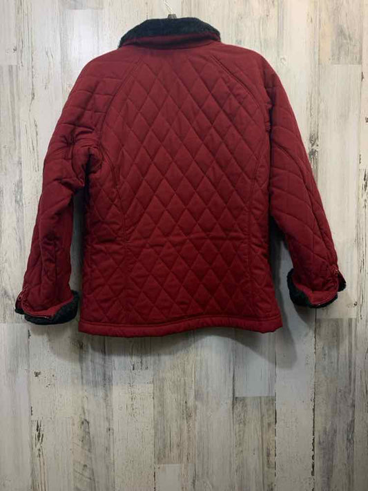 COLUMBIA JACKETS / COATS Size M RED/GRAY QUILTED Jacket