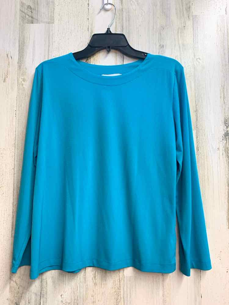 SOUTHERN LADY Tops Size M Teal LONG SLEEVES TOP