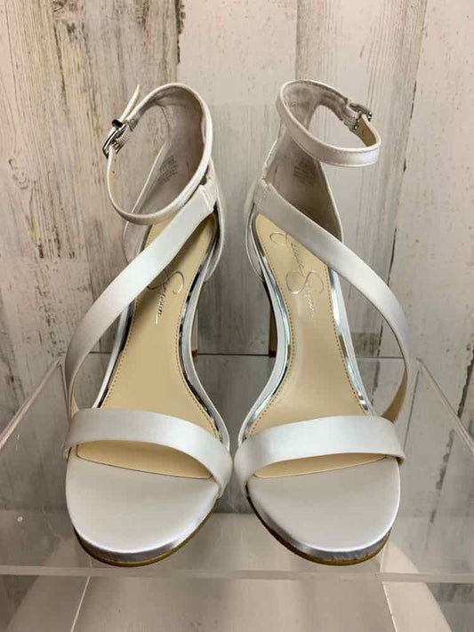 NWT JESSICA SIMPSON SHOES Shoe Size 8.5 White STILETTO Shoes