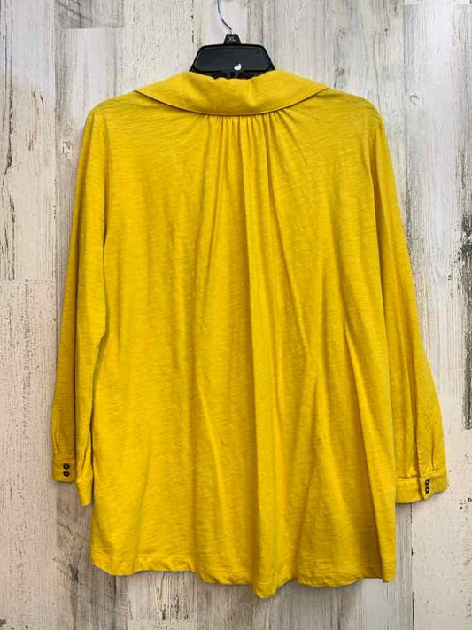 MAEVE Tops Size L Yellow LONG SLEEVES TOP