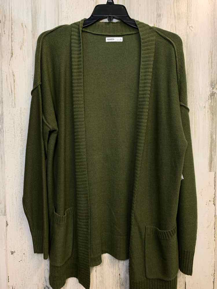 NWT SONOMA Tops Size XL Olive CARDIGAN Cardigan