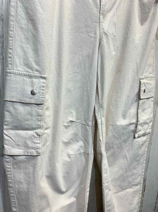 NWT Size XL WILD FABLE BOTTOMS Cream Pants/CARGO W/WAIST TABS