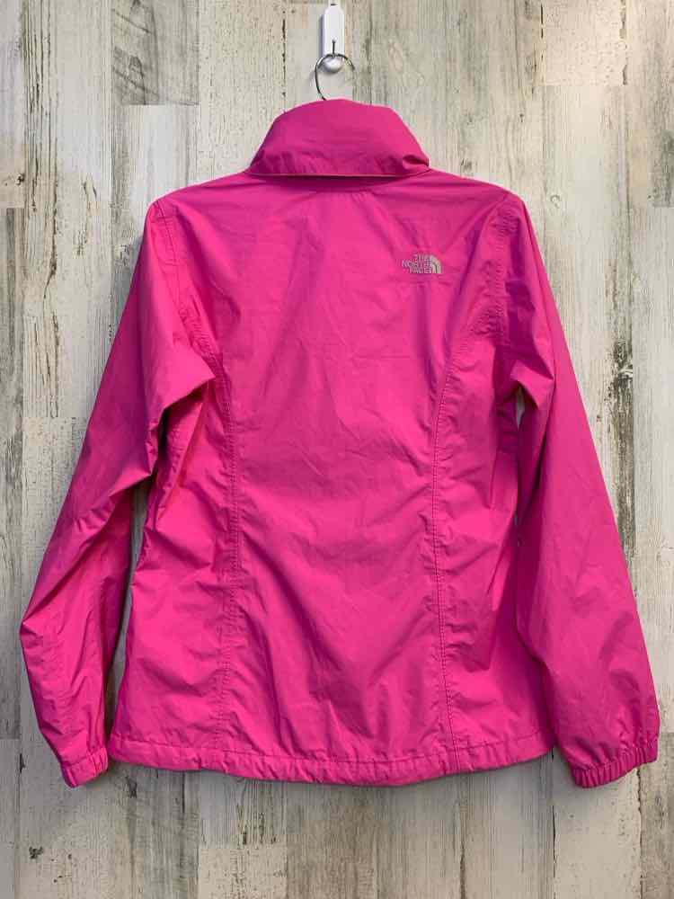 PRE-OWNED NORTH FACE JACKETS / COATS Size M HOT PINK Solid LONG SLEEVES TOP