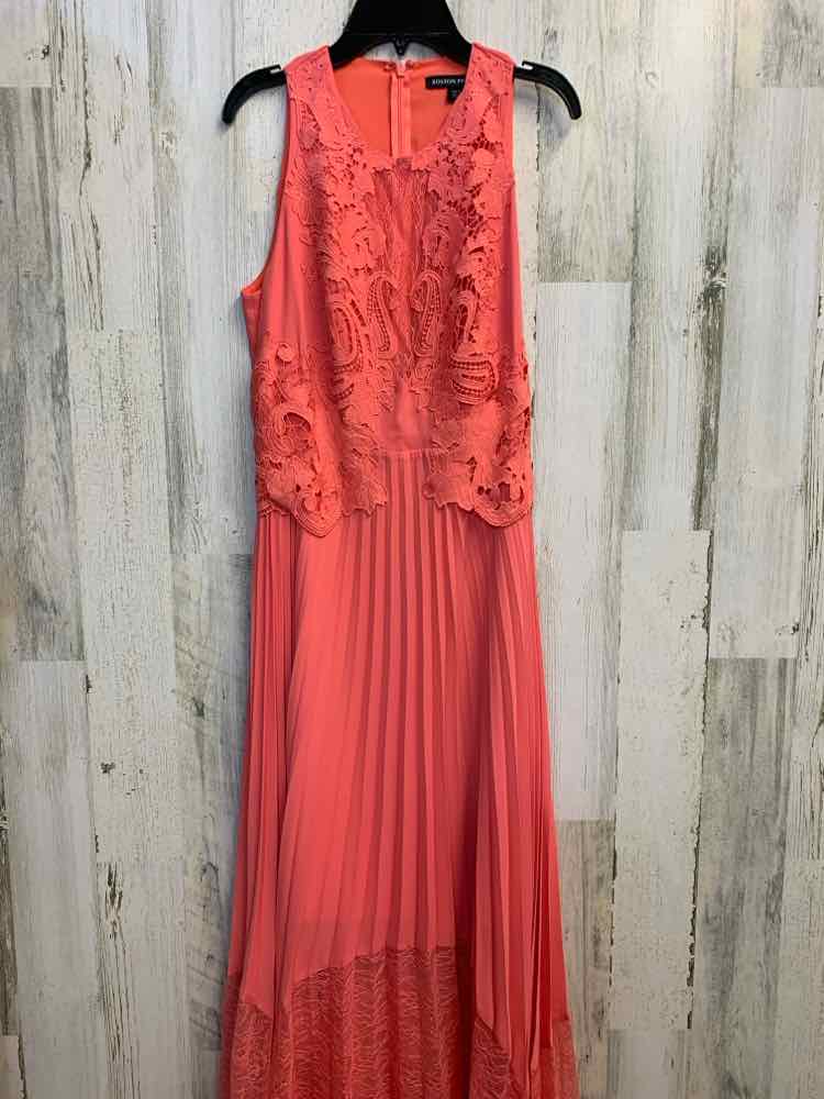 NWT BOSTON PROPER Dresses and Skirts Size 8 SALMON Lace LONG Dress