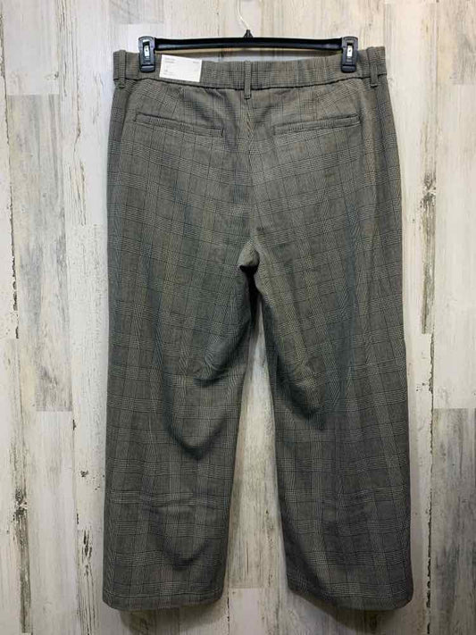 NWT Size 18W AMERICAN EAGLE PLUS SIZES BLK/GRAY Checkered WIDE LEG Pants
