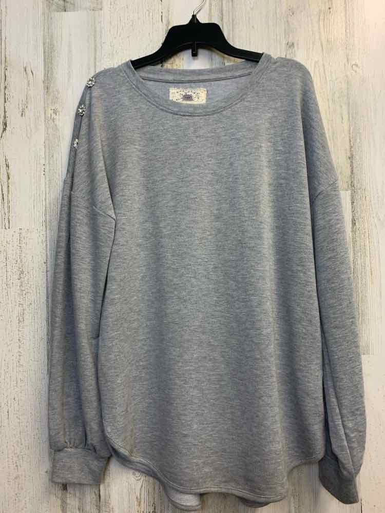 CUPIO Tops Size S Gray SWEATSHIRT TOP