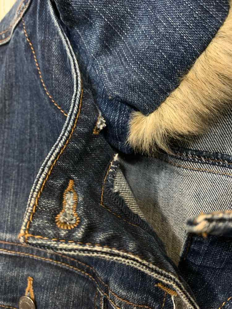 PRE-OWNED BANDOLINO JACKETS / COATS Size 1X Blue Denim LONG SLEEVE Jacket