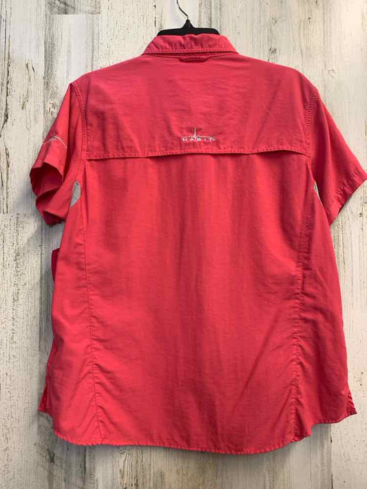 HABIT Tops Size XL SALMON SHORT SLEEVES Shirt