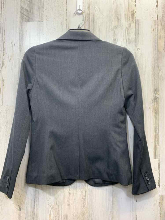 PRE-OWNED APT. 9 JACKETS / COATS Size 6 DARK GRAY Solid BLAZER Blazer/DARK GRAY
