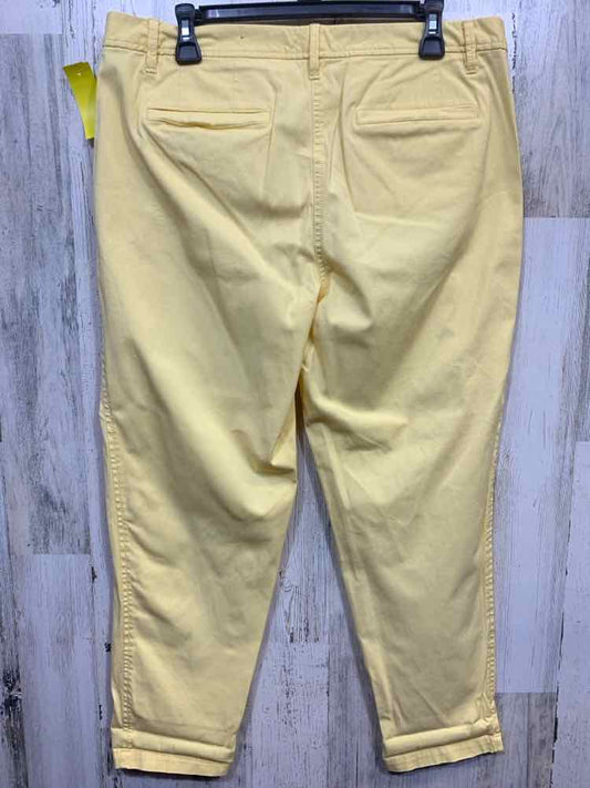 PRE-OWNED Size 12 TALBOTS/GIRLFRIEND CHINO CROPPED PANT