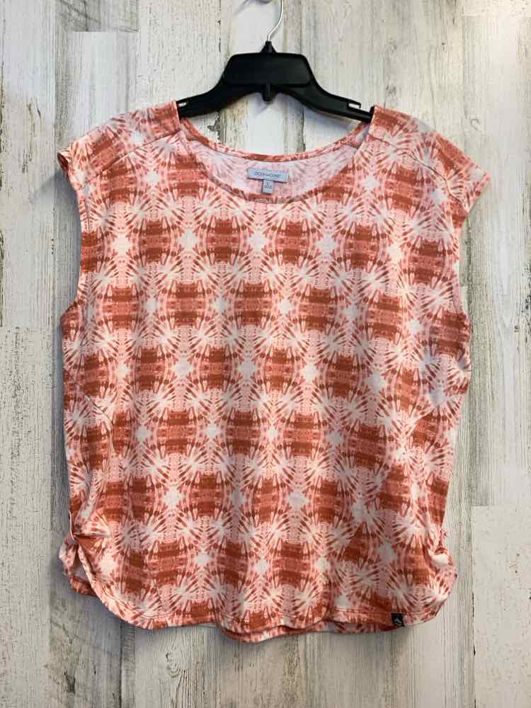 PRE-OWNED OCEAN & COAST Tops Size L Amber ABSTRACT SLEEVELESS TOP