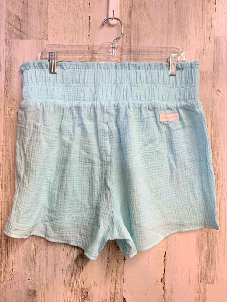 NWT Size M/L SIMPLY SOUTHERN BOTTOMS AQUA HIGH WAIST Shorts