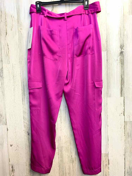 NWT Size 4 CALVIN KLEIN BOTTOMS FUCHSIA CARGO Pants