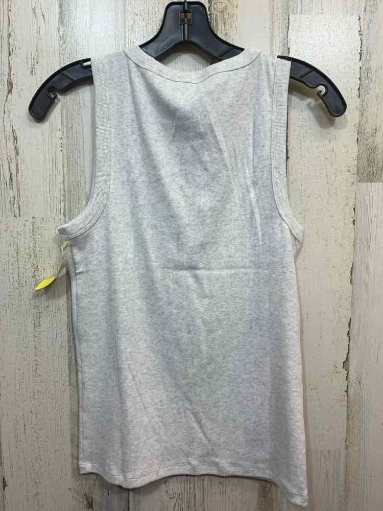 NWT J CREW Tops Size L Gray RIBBED Tank Top