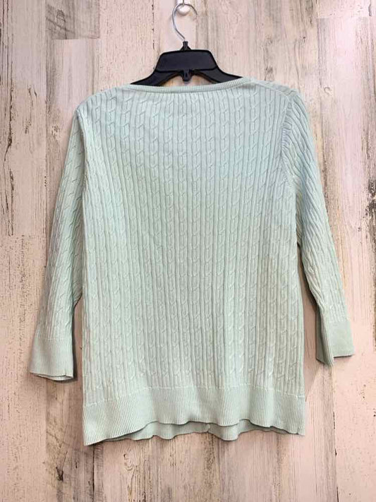 TALBOTS Tops Size L SEAFOAM CARDIGAN Cardigan