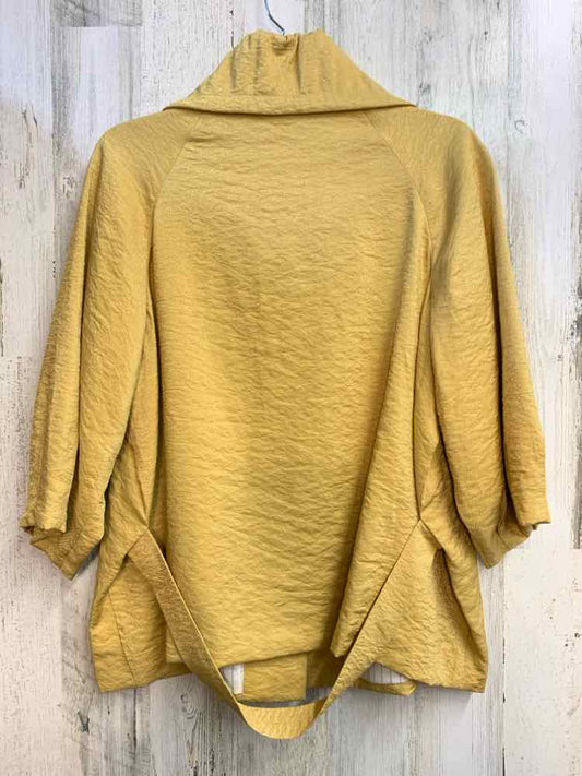 JH COLLECTABLES PLUS SIZES Size 1X Mustard JACKET Jacket