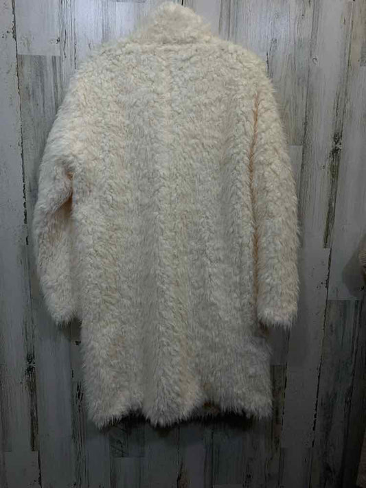 NWT ART CLASS JACKETS / COATS Size XXL Cream LONG SLEEVES FAUX FUR JACKET