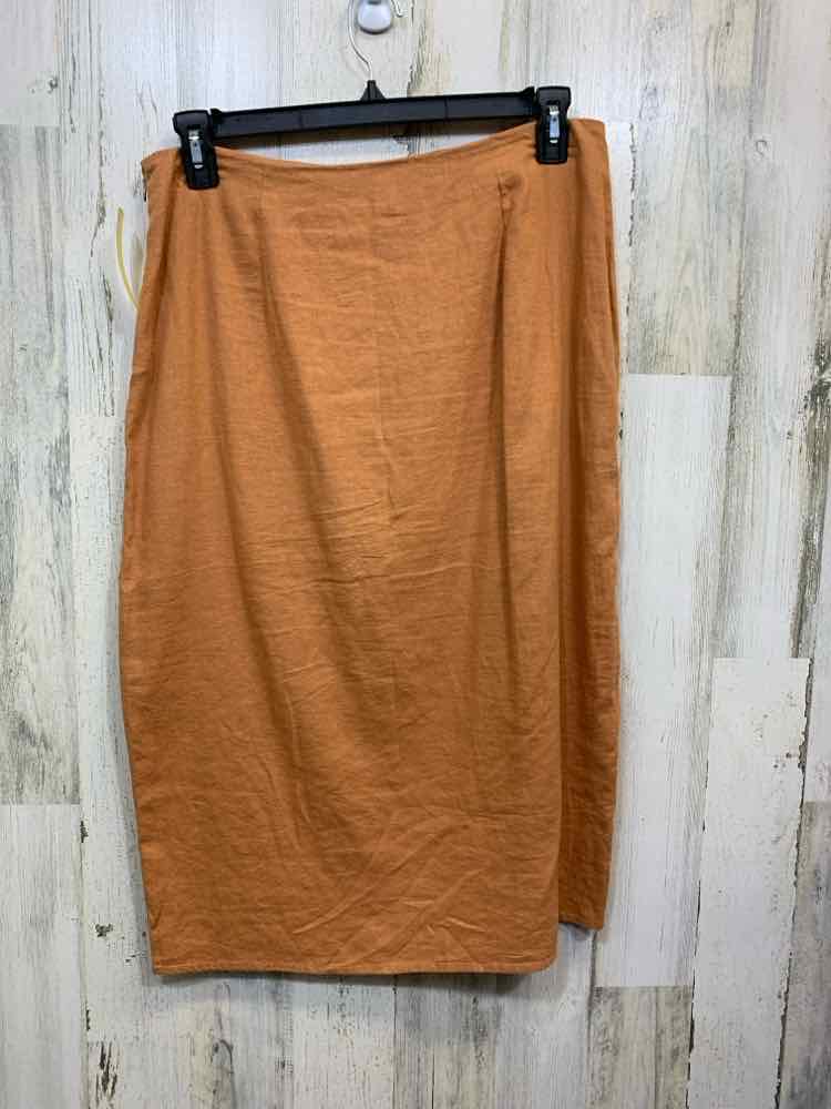 PRE-OWNED MARC NEW YORK M Dresses and Skirts Camel Solid Pencil