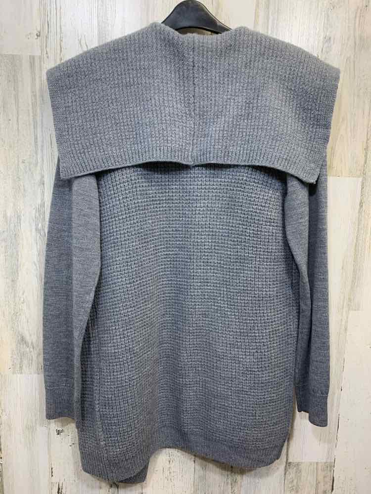 NWT WILLI SMITH Tops Size XL Gray Wool Solid CARDIGAN Cardigan/OPEN FRONT GRAY C