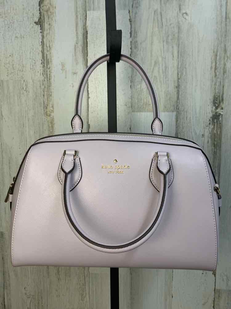 KATE SPADE Designer Handbags LAVENDER/SAFFIANO DUFFLE