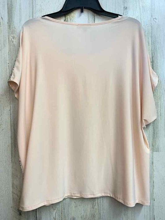 LAVISH PLUS SIZES Size 2X BLUSH DOLMAN TOP
