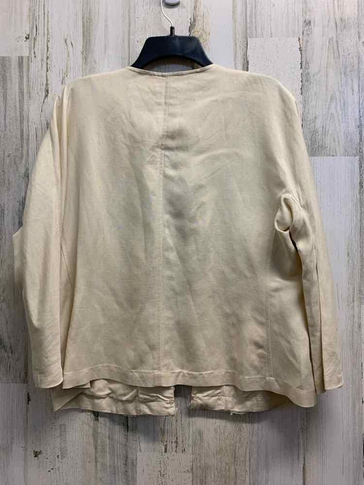 PRE-OWNED RUBY RD JACKETS / COATS Size 14 Taupe SEQUINED JACKET Jacket/TAUPE JAC