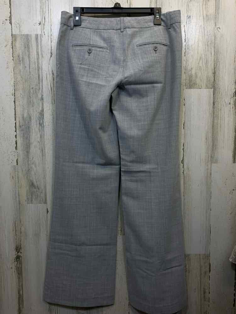 Size 10/L EXPRESS BOTTOMS LIGHT GRAY CROSSTHATCH LONG Pants