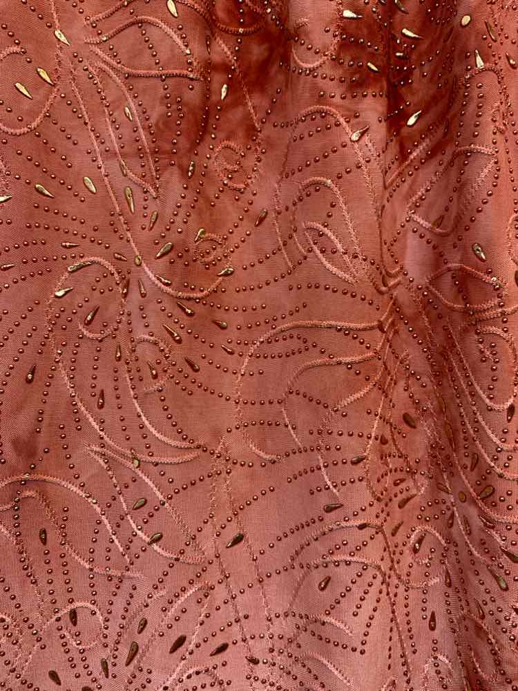 PRE-OWNED NEW DIRECTION PLUS SIZES Size 1X ROSE LONG SLEEVE TOP/ROSE COLORED LON