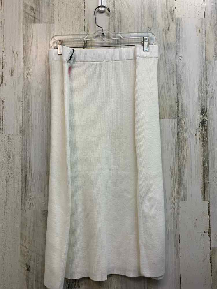 NWT AVA & VIV PLUS SIZES Size 2X Cream RIBBED TUBE Skirt/CREAM RIBBED STRETCHY W